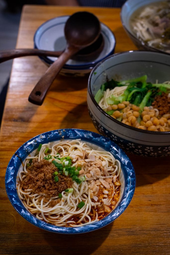 Sichuan Noodles at Liu Tang Men in Shanghai
