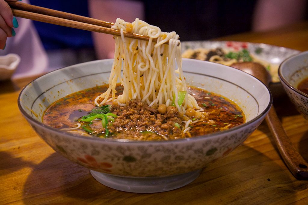 Sichuan Noodles at Liu Tang Men in Shanghai