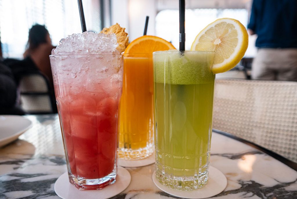 Singapore's popular PS.Cafe opens in Shanghai. Drinks at PS.Cafe. Photo by Rachel Gouk.