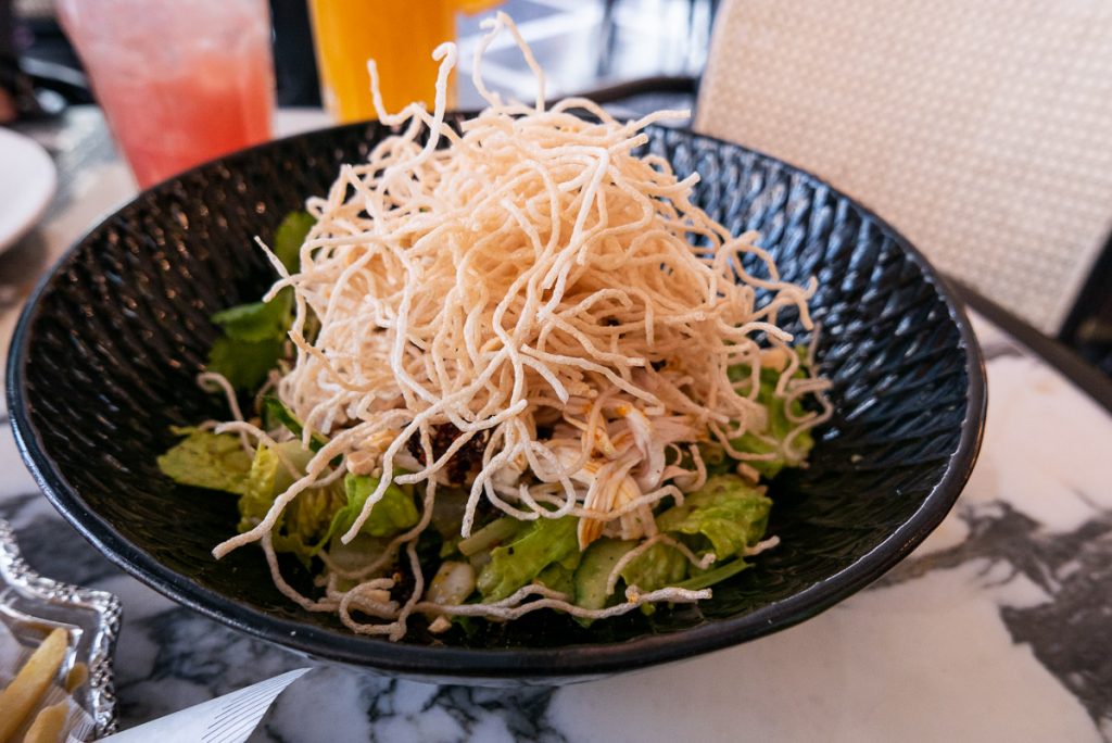 Singapore's popular PS.Cafe opens in Shanghai. Samsui Salad. Photo by Rachel Gouk.