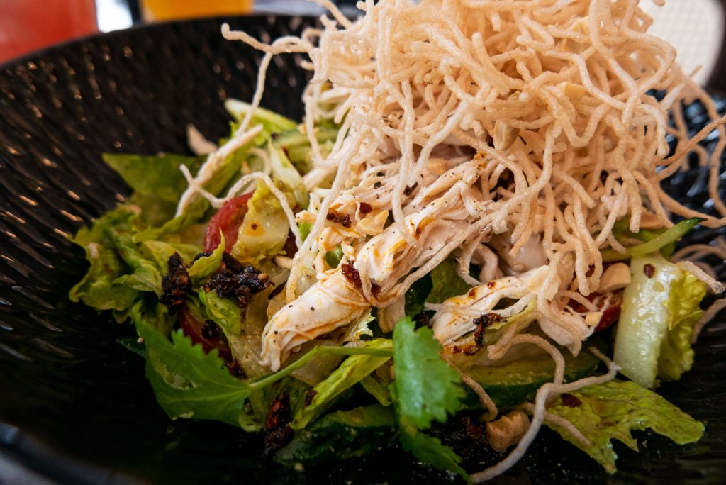 Singapore's popular PS.Cafe opens in Shanghai. Samsui Salad. Photo by Rachel Gouk.
