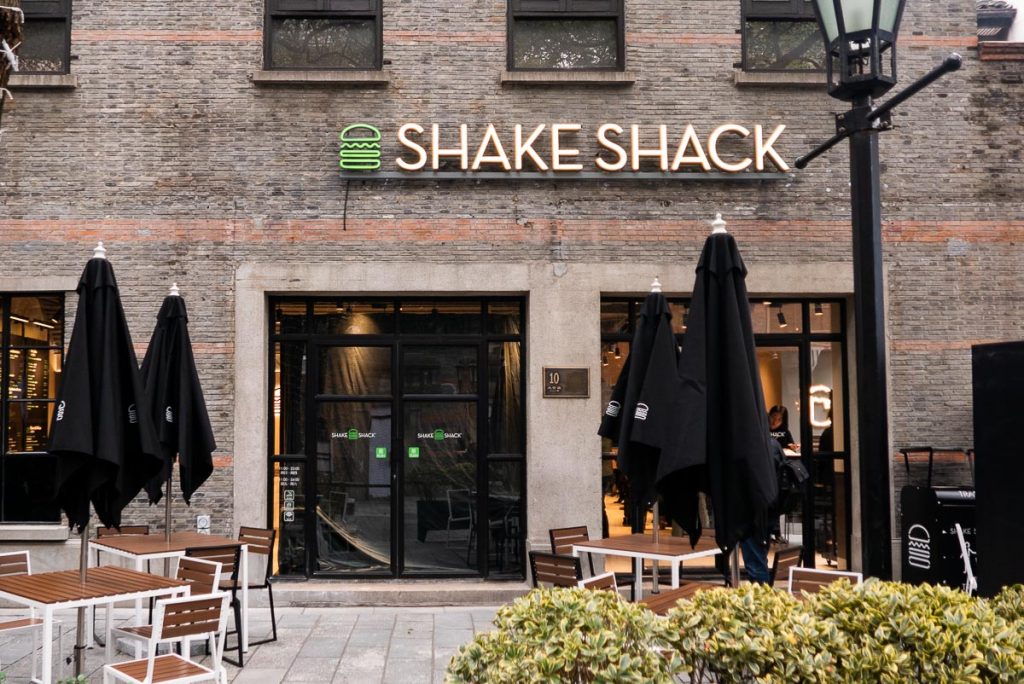 Shake Shack opens in Shanghai's Xintiandi, a popular lifestyle destination. This is Shake Shack's first location in mainland China. Photo by Rachel Gouk.