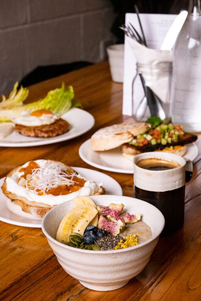 EGG Cafe Shanghai - breakfast oatmeal at this all-day cafe in Shanghai. Photos by Rachel Gouk.