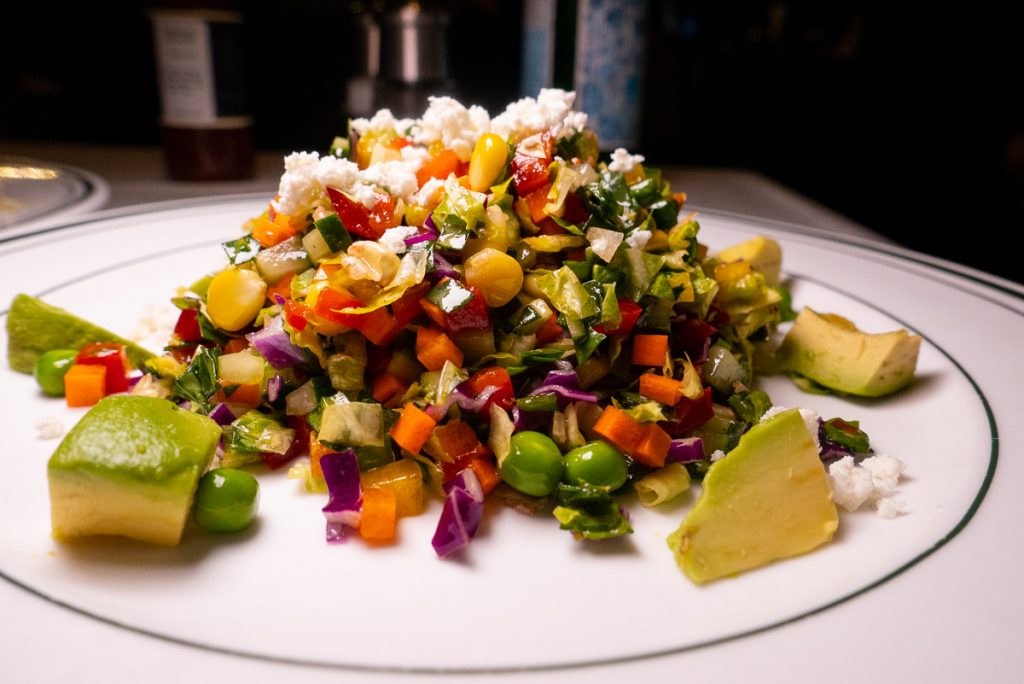 Salad at Wolfgang's Steakhouse Shanghai. Photo by Rachel Gouk.