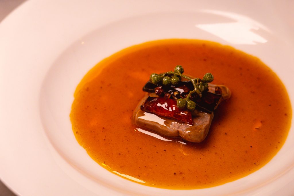 Sichuan cuisine at The Peacock Room, a contemporary Chinese restaurant in Shanghai. Photo by Rachel Gouk