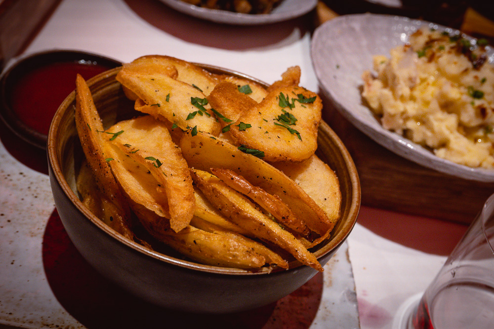 Fries at Rye & Co, a classic American steakhouse in Shanghai. Photo by Rachel Gouk @ Nomfluence.
