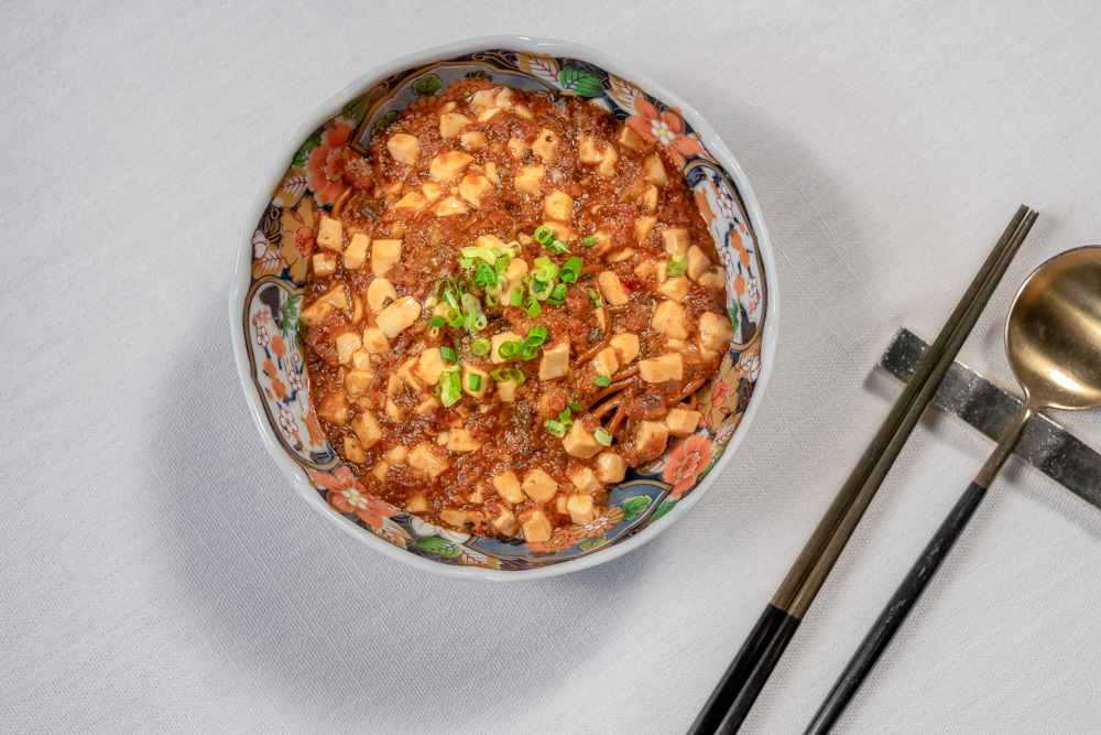 Z-Rou plant-based meat at Canton Table. Z-Rou is Shanghai's own plant-based "meat" product—try it at these five restaurants.
