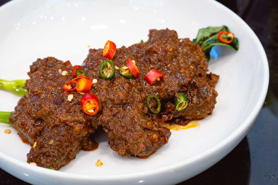 Beef Rendang at The Pawon, an Indonesian restaurant in Gubei, Shanghai. Photo by Rachel Gouk Nomfluence.
