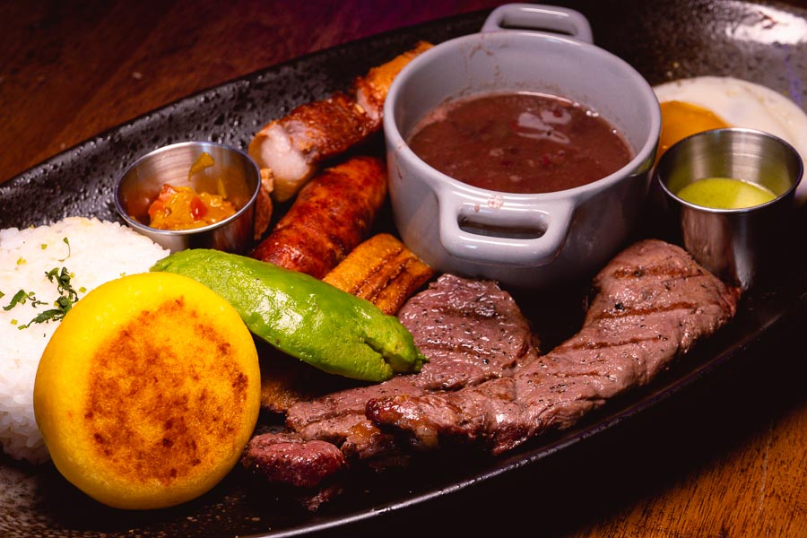 Bandeja Paisa. LatinLand is a restaurant, lounge and club in Jing'an, Shanghai serving Latin and Colombian food. Photo by Rachel Gouk @ Nomfluence.