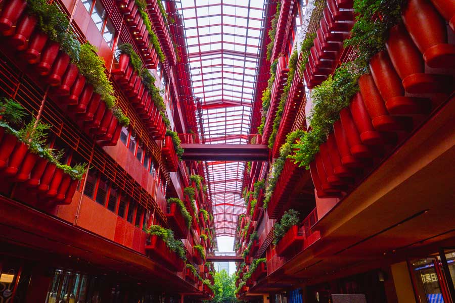 Inside Xintiandi's The Roof aka The Red Building