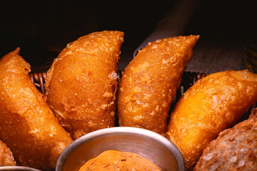 Empanadas at BoCa, a Latin restaurant and bar serving Colombian and Venezuelan food in Shanghai. Photo by Rachel Gouk @ Nomfluence.