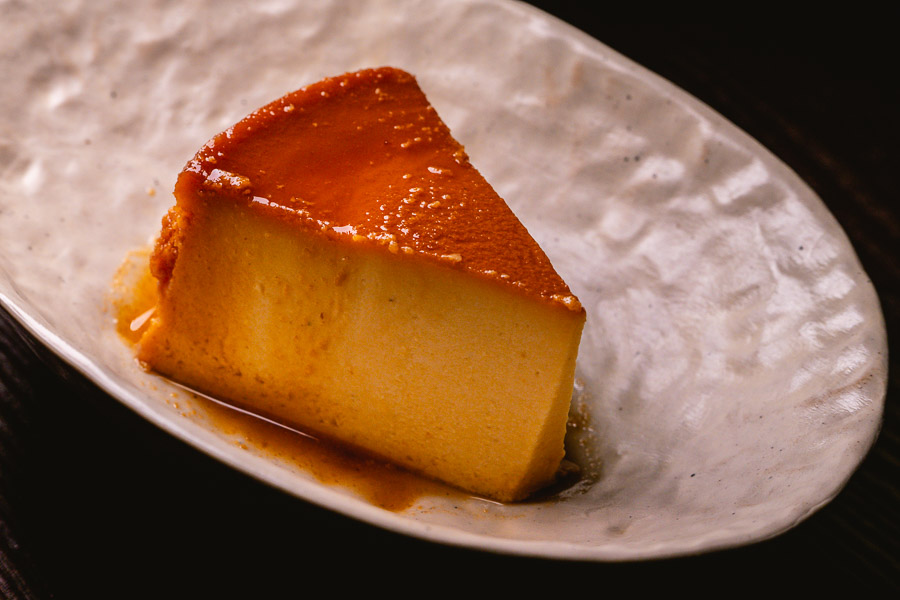 Flan (quesillo) at BoCa, a Latin restaurant and bar serving Colombian and Venezuelan food in Shanghai. Photo by Rachel Gouk @ Nomfluence.