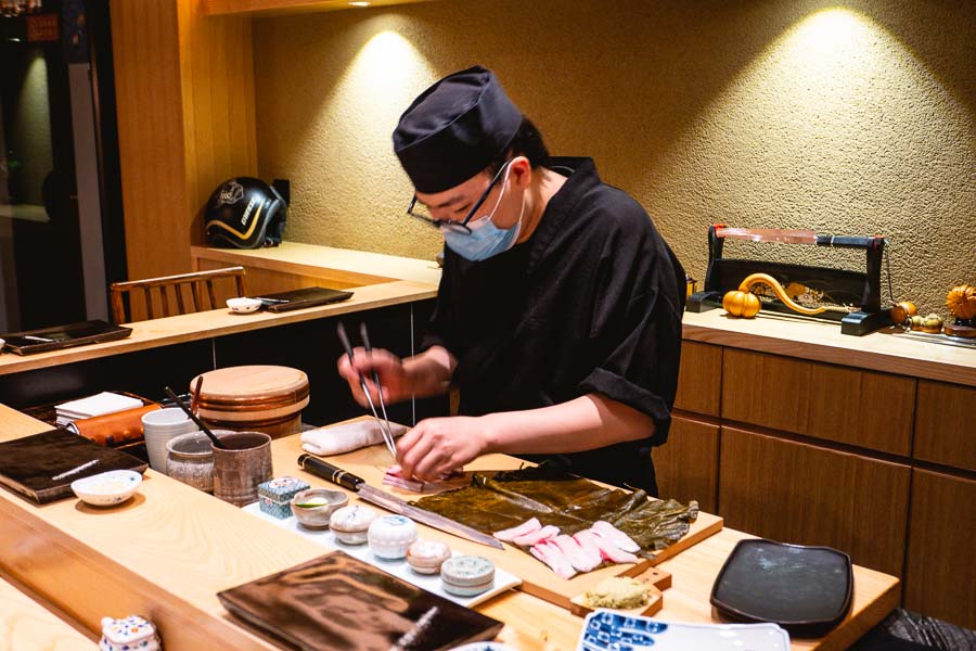 Hulu Sushi, one of the best Japanese omakase restaurants in Shanghai. Photo by Rachel Gouk @ Nomfluence.