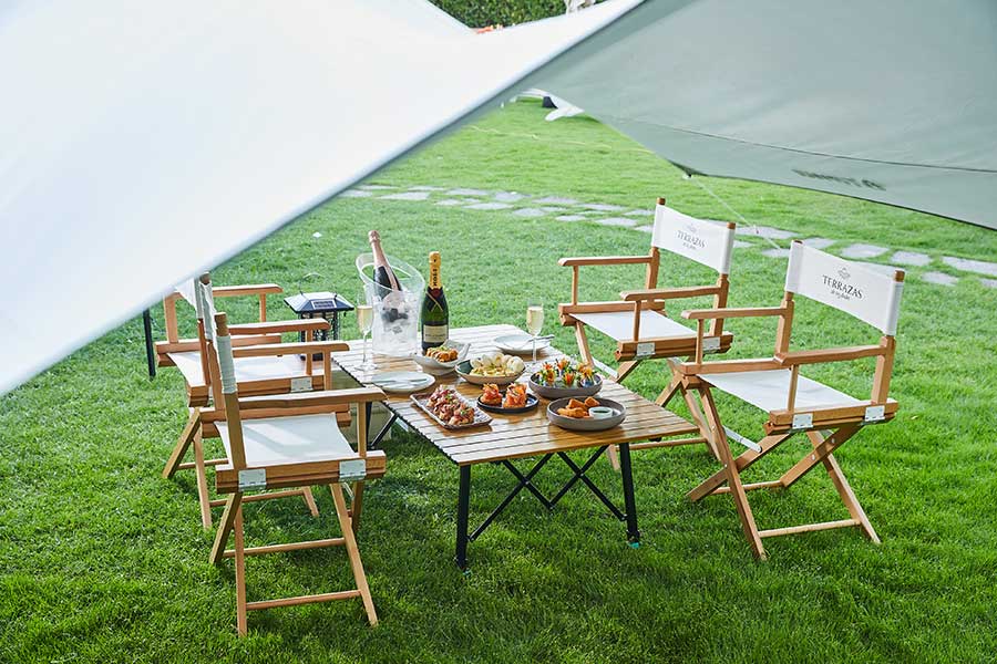 Summer Glamping & Free-Flow Champagne at Terrace 8