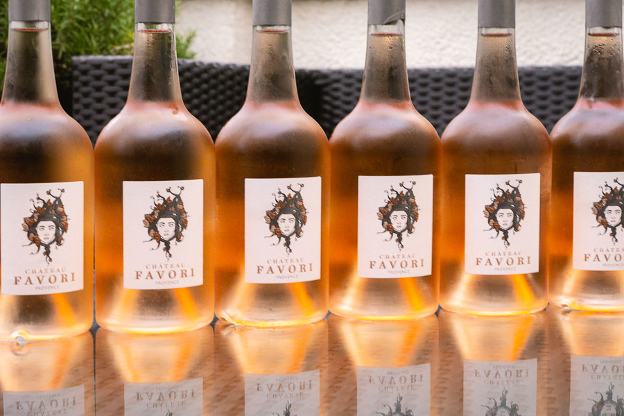 Chateau Favori rose wine. Photo by Rachel Gouk @ Nomfluence.