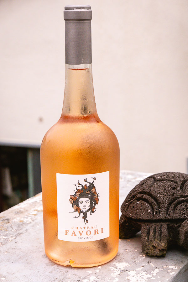 Chateau Favori rose wine. Photo by Rachel Gouk @ Nomfluence.