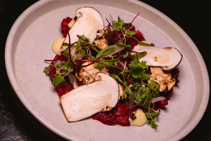 Seasonal menu featuring mushrooms from Yunnan, China at The Nest, a popular restaurant and bar on The Bund, Shanghai. Photo by Rachel Gouk @ Nomfluence.