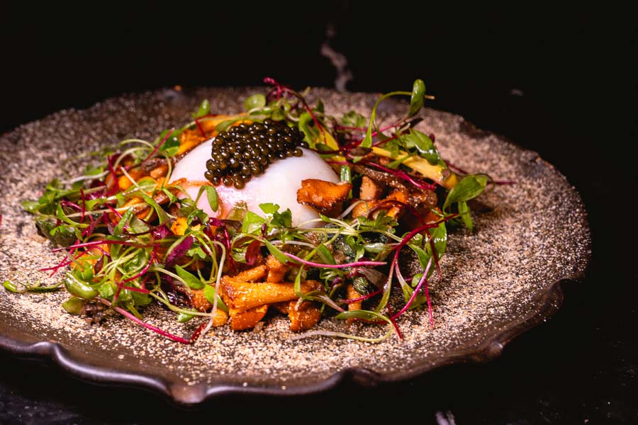 Seasonal menu featuring mushrooms from Yunnan, China at The Nest, a popular restaurant and bar on The Bund, Shanghai. Photo by Rachel Gouk @ Nomfluence.