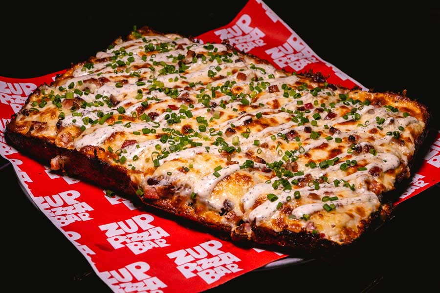 ZUP Pizza Bar is a restaurant and bar in Shanghai that does Chicago-style thin crust tavern pizzas. Photo by Rachel Gouk @ Nomfluence.