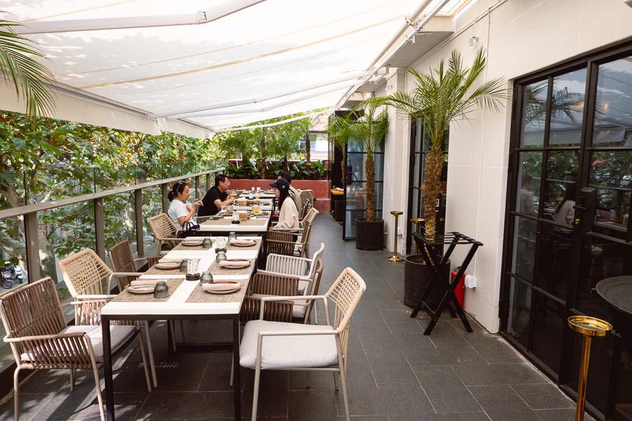 Bhacus grill restaurant for brunch in Shanghai. Photo by Rachel Gouk @ Nomfluence.