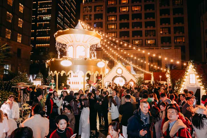 A Christmas Nordic Yuletide Village at Waldorf Astoria Shanghai