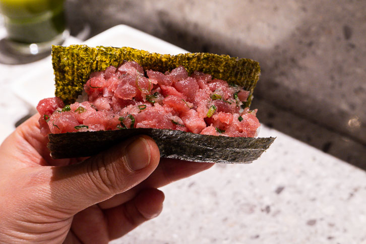Sushi Bar Ichi Roll For Inexpensive Hand Roll Sushi