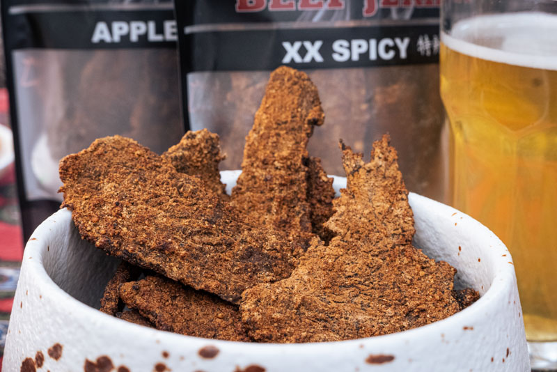 Jerky Boyz, an American beef jerky brand founded in Shanghai. Photos by Rachel Gouk @ Nomfluence.