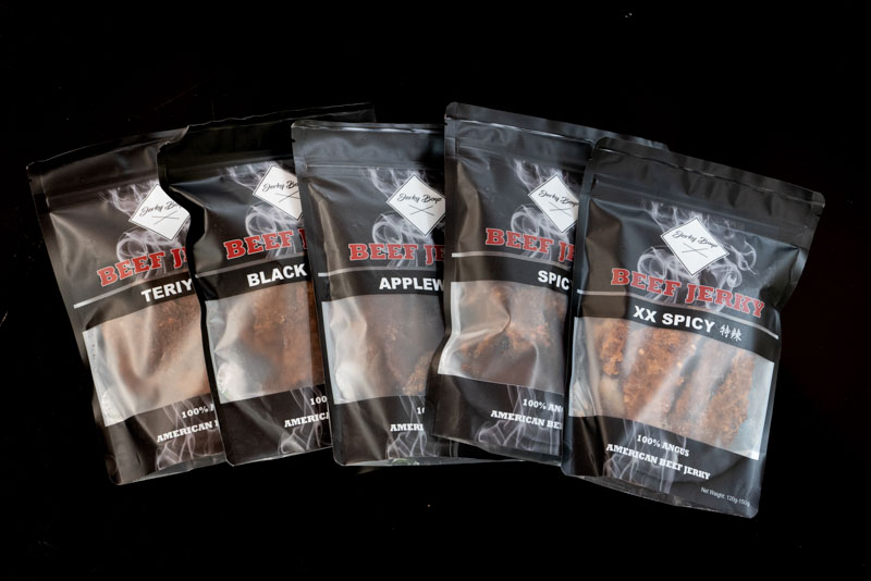 Jerky Boyz, an American beef jerky brand founded in Shanghai. Photos by Rachel Gouk @ Nomfluence.
