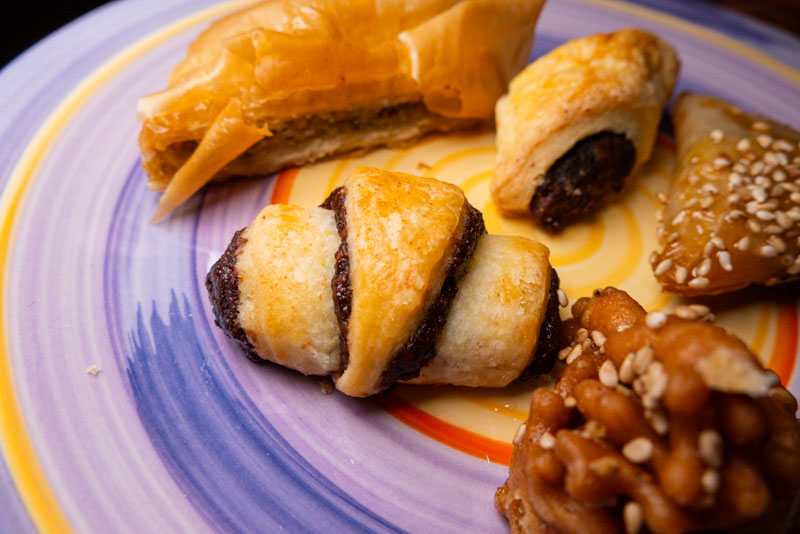 Moroccan pastries at Madina restaurant in Jing'an, Shanghai. Photo by Nomfluence.