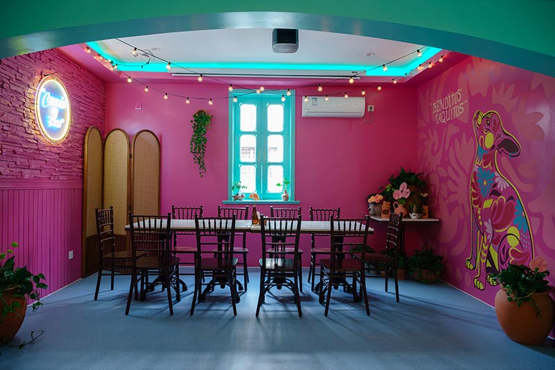 Chihuahua is a Mexican restaurant and bar in Jing'an, Shanghai