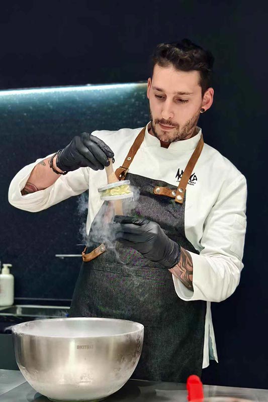 Jonatan Rubio, chef of modern Spanish restaurant Nebula, Shanghai
