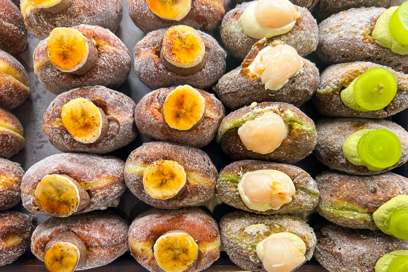 Nunu Donut is a small shop selling donuts in Shanghai