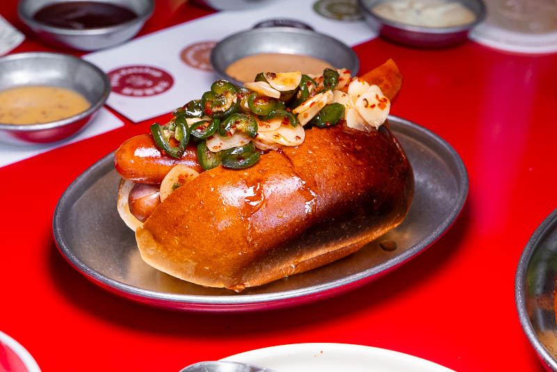 Grumpy Dog: A Hotdog Haven Slingin’ Gourmet Sausages (Closed)