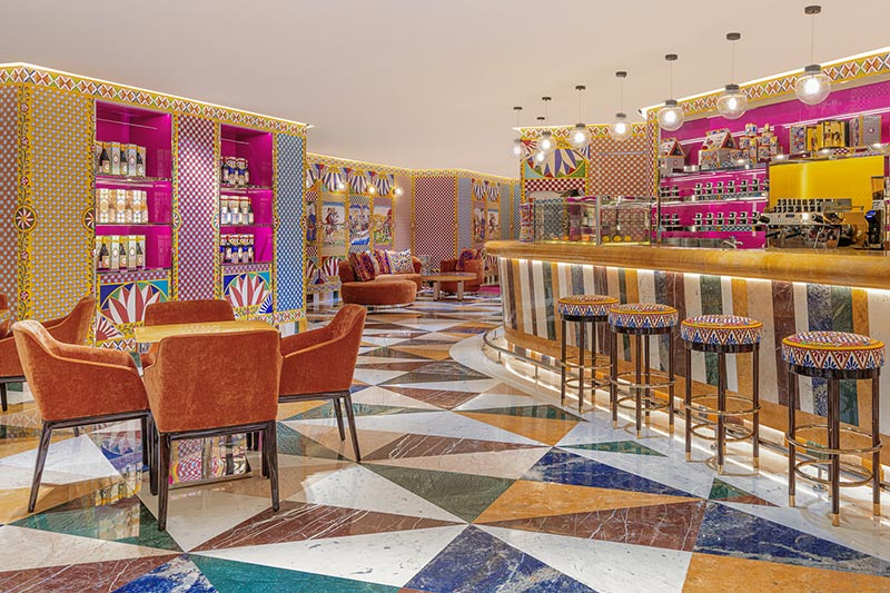 DG CAFFÈ Dolce&Gabbana's First Cafe in Shanghai, China