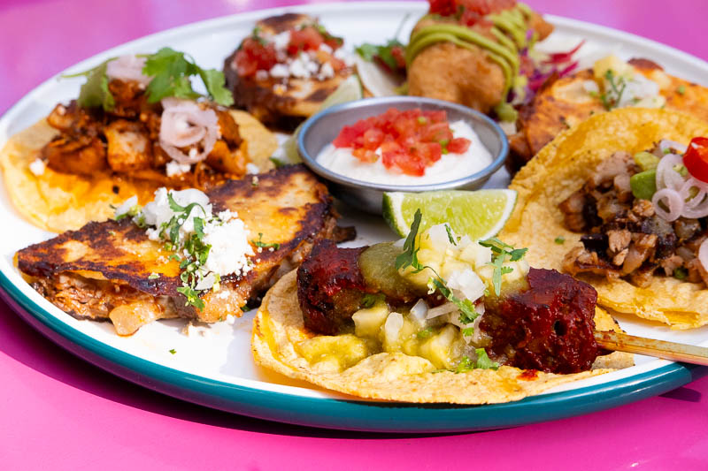 La Diosa: Taco Tuesday, Brunch & Chilaquiles, Birria Sandwich