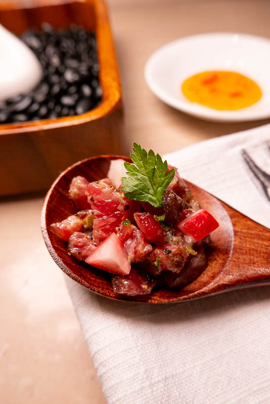 Nebula, modern Spanish restaurant in Shanghai.