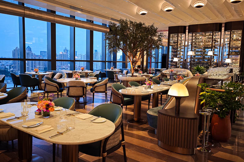 Spago Shanghai by Wolfgang Puck, iconic restaurant on the Bund with great views.