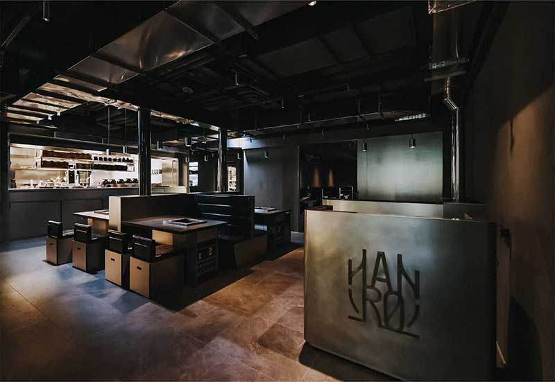 Hanro korean barbecue restaurant in Shanghai by chef Tom Ryu