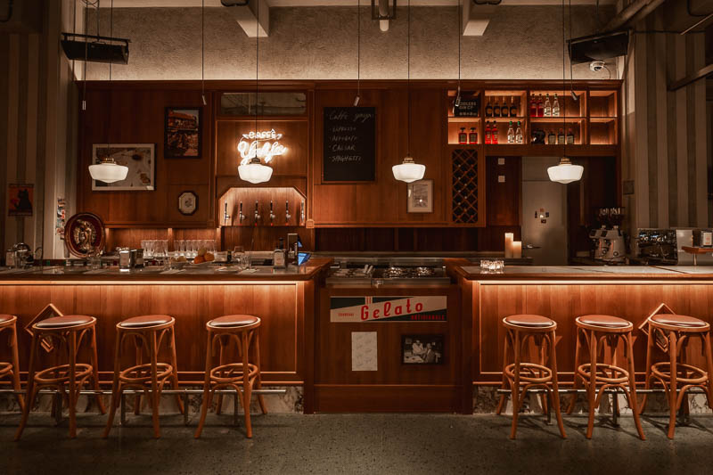 Caffe Yaya's is a Chinese-Italian restaurant in Shanghai, a sister concept of Yaya's Pasta Bar.